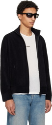 Courrèges Black Spongy Track Jacket