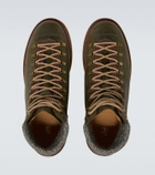 Brunello Cucinelli Leather lace-up boots