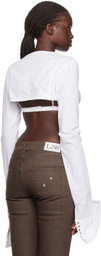 Ludovic de Saint Sernin White Bolero Shirt