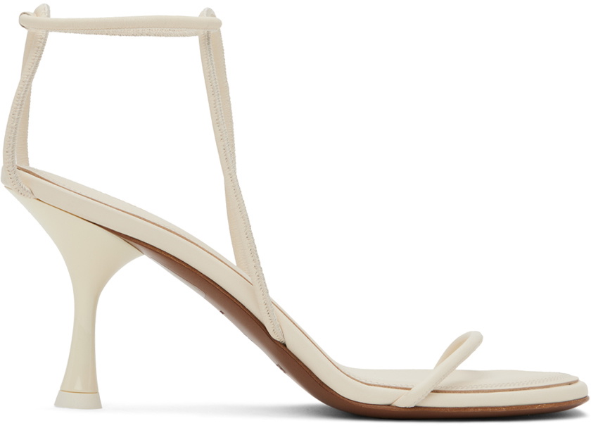 NEOUS White Nenque Heeled Sandals