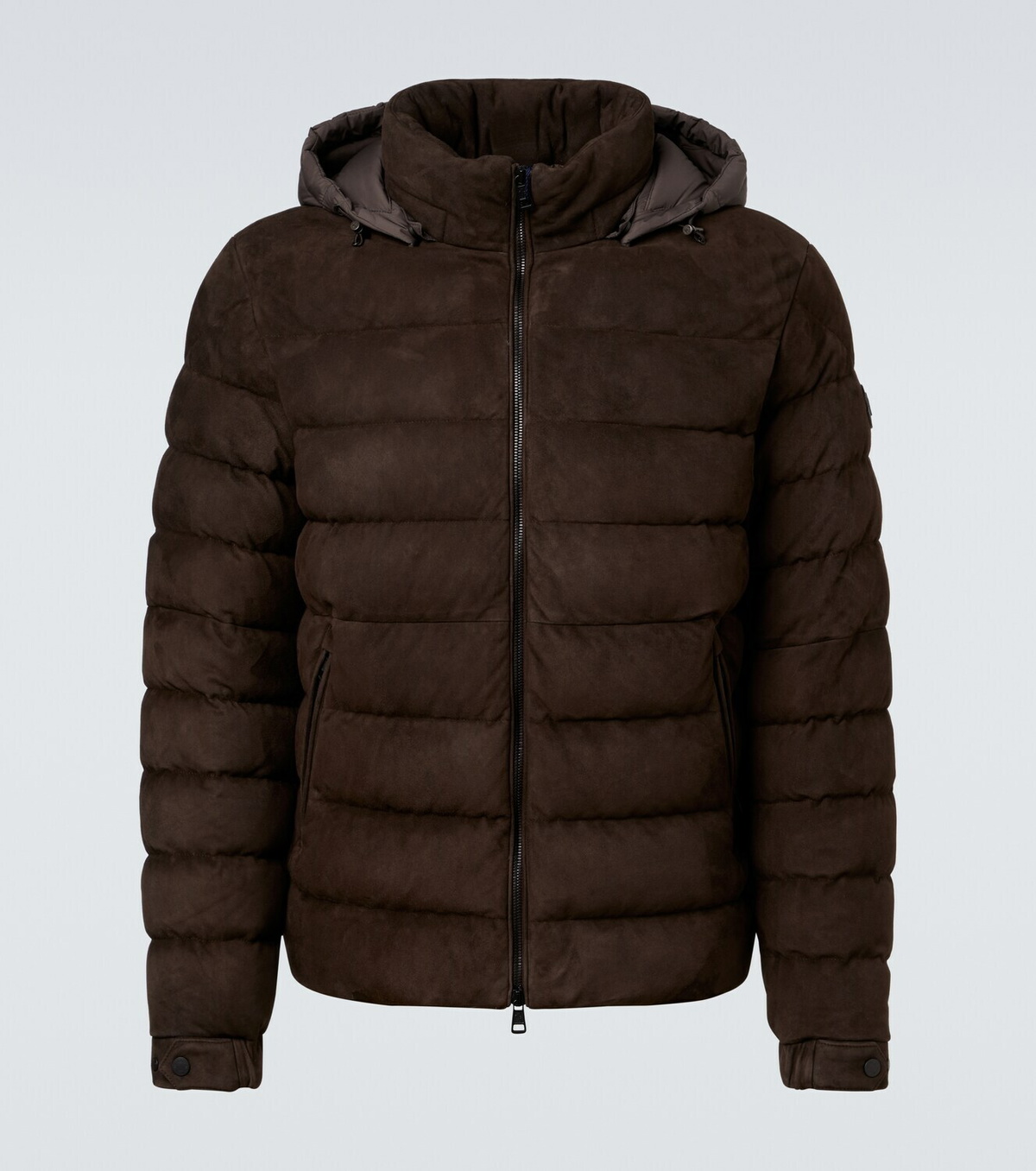 MONCLER - Wool Blend Tricot Down Jacket Moncler MONCLER - Wool Blend Tricot Down Jacket Moncler