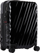 Tumi Black International Expandable 4 Wheeled Carry-On Suitcase