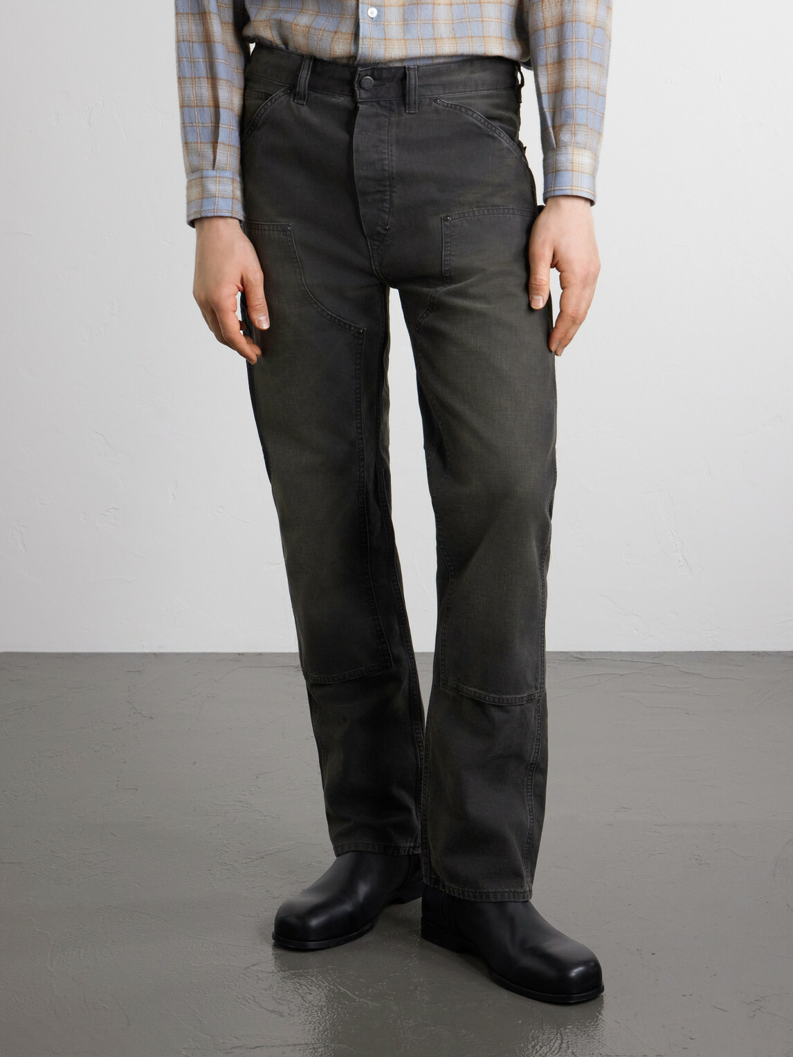 RRL - Hamilton Straight-Leg Cotton-Canvas Trousers - Brown