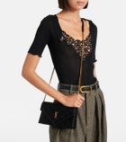 Saint Laurent Paris Mini quilted satin shoulder bag