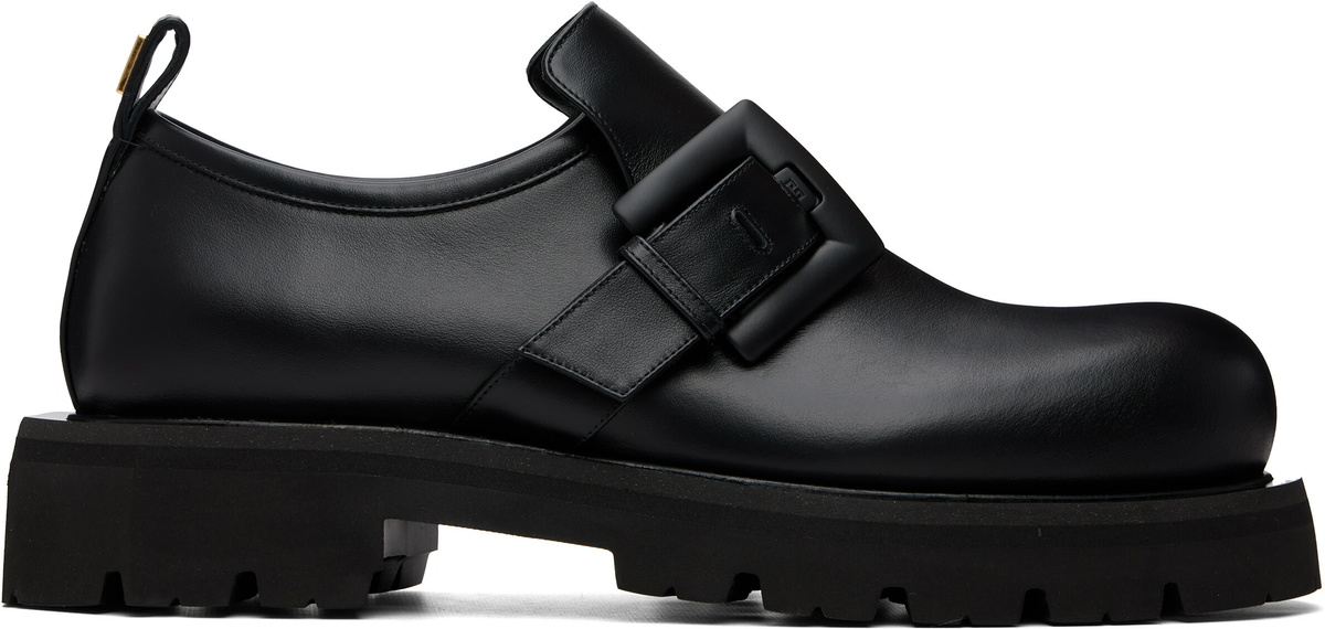 BALMAIN Black Anthem Loafers