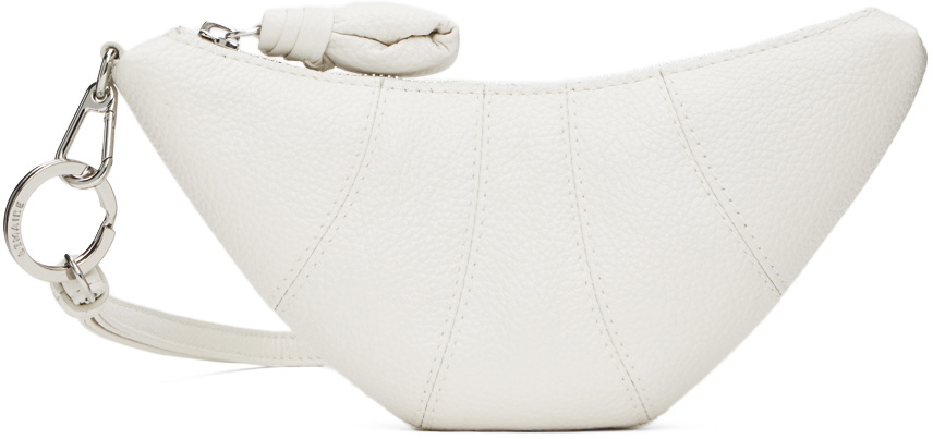 LEMAIRE White Croissant Coin Pouch Lemaire