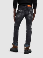 DSQUARED2 - Pac-man Cotton Denim Skater Jeans