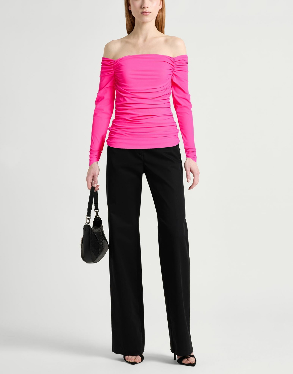 Chiara Boni La Petite Robe Womens Top Fuchsia