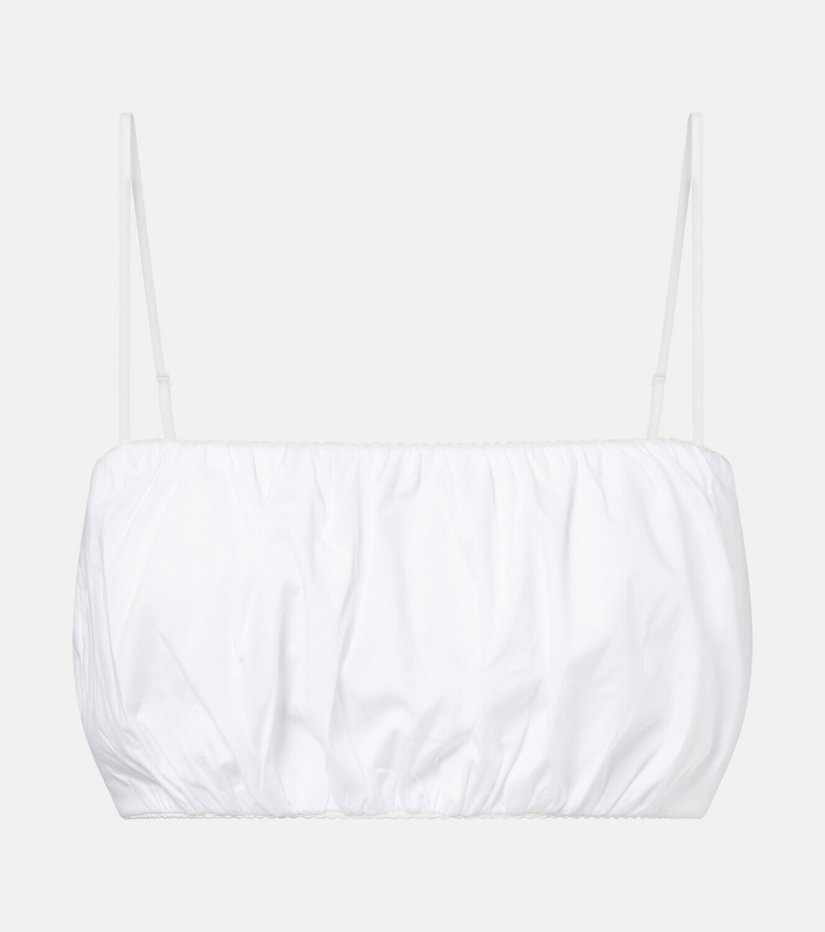 Staud Fiore cotton crop top