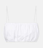 Staud Fiore cotton crop top