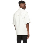 Solid Homme White Camp Short Sleeve Shirt