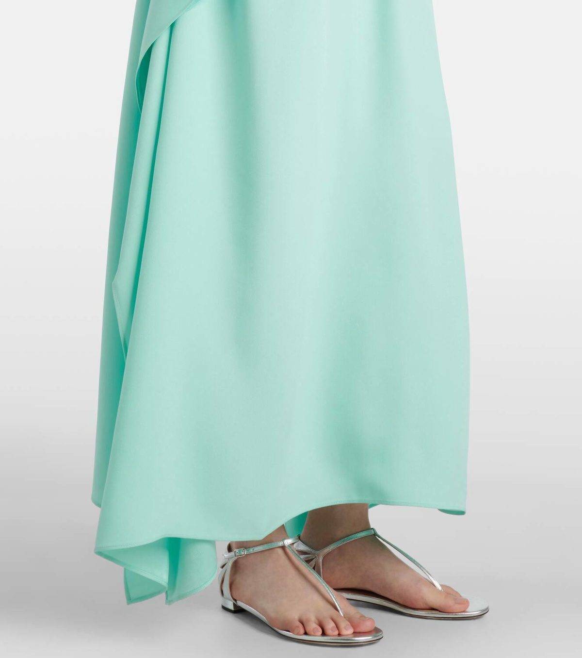 Taller Marmo Mambo halterneck belted kaftan