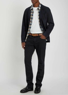 Paige Federal Slim Straight-leg Jeans Navy
