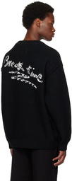 Doublet Black Intarsia Sweater