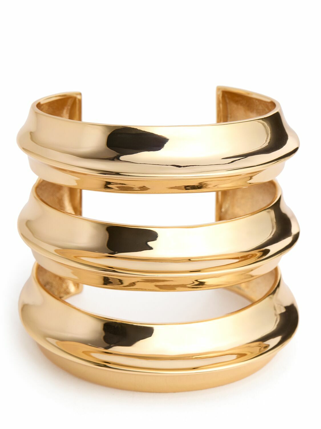 ブレスレット SELF PORTRAIT GOLD SCULPTED DOUBLE CUFF (SS25611BGD GOLD) Gold Sculpted Double Cuff – self-portrait-US