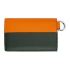 Burberry Green and Orange Finn Wallet