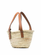 LOEWE - Basket Small Raffia And Leather Tote Bag