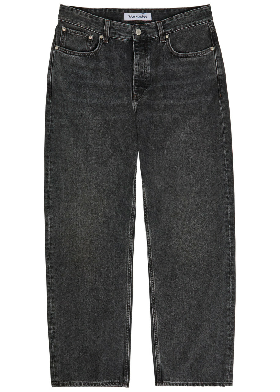 Won Hundred Steve Straight-leg Denim Jeans Grey