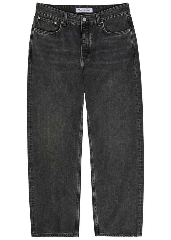 Photo: Won Hundred Steve Straight-leg Denim Jeans Grey