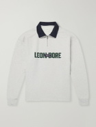 Aimé Leon Dore - Logo-Appliquéd Cotton Half-Zip Sweatshirt - Gray