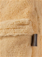 Bottega Veneta - Leather-Trimmed Shearling Backpack