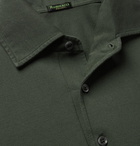 Rubinacci - Cotton-Piqué Polo Shirt - Green