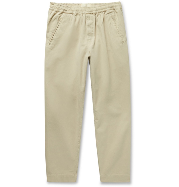 Photo: Folk - Assembly Tapered Cotton-Canvas Trousers - Neutrals
