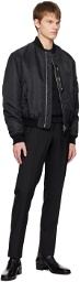 TOM FORD Black Compact Bomber Jacket