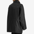 Balenciaga Men's Nylon Oxford Parka Jacket in Black