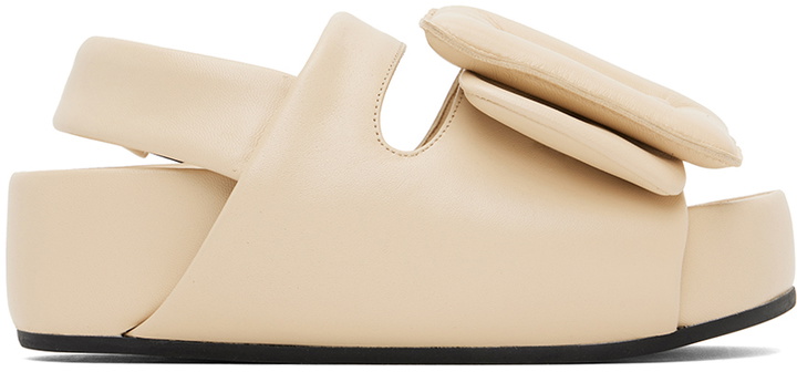 Photo: BOYY Beige Puffy Platform Sandal