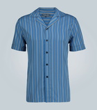 Frescobol Carioca - TENCEL® striped short-sleeved shirt