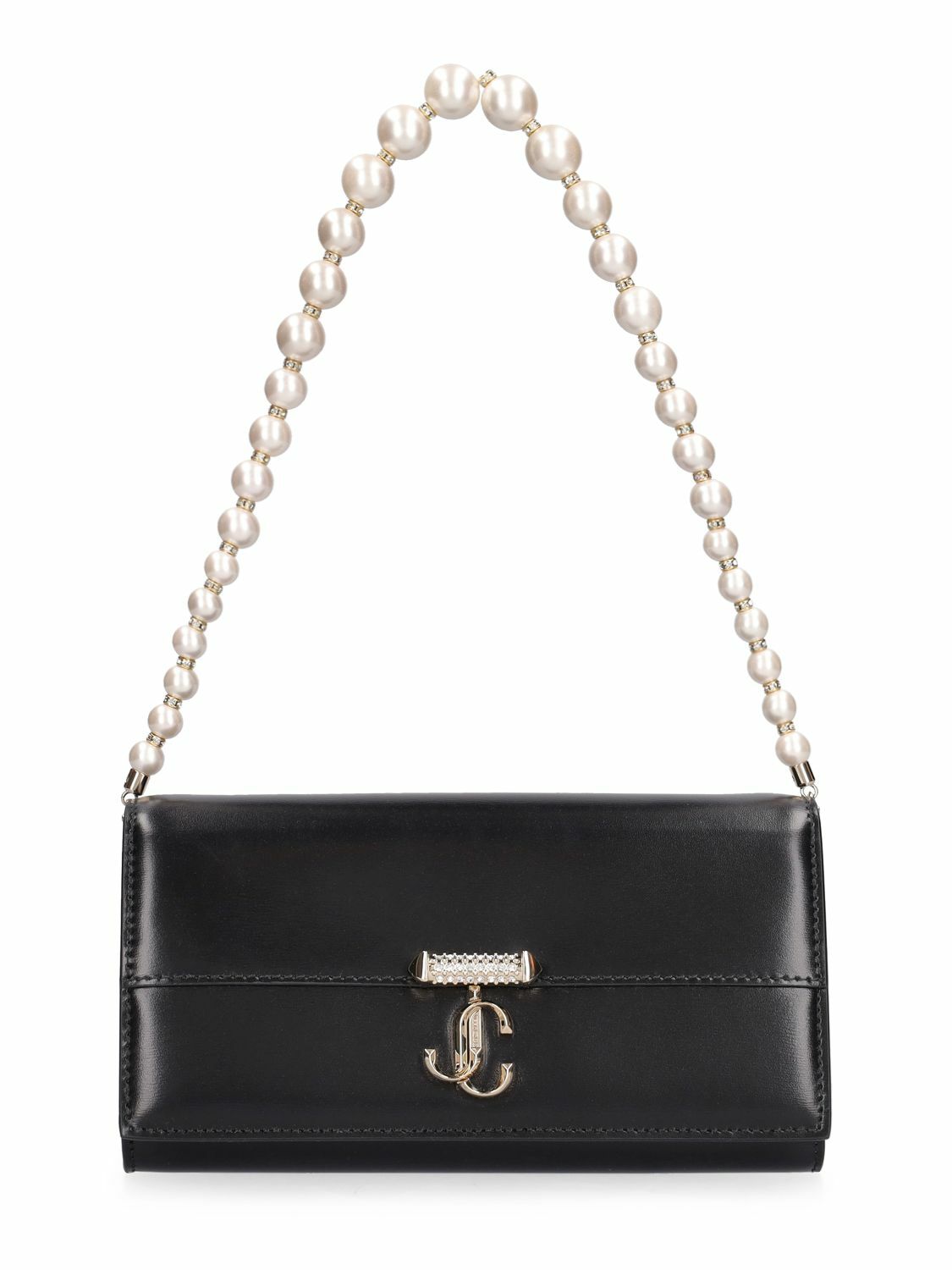 JIMMY CHOO Avenue Leather Wallet with chain Jimmy Choo