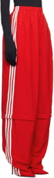 Balenciaga Red adidas Originals Edition Pantashoes Boots & Track Pants