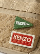 KENZO - Jungle Logo-Appliquéd Webbing-Trimmed Tech-Twill Messenger Bag