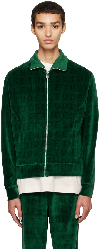 Photo: Études Green Melville Stencil Jacket