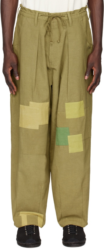 Photo: Story mfg. Khaki Lush Carpenter Trousers