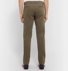 Massimo Alba - Cotton-Blend Trousers - Army green