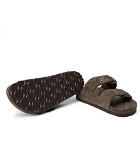 Rick Owens - Birkenstock Arizona Suede Sandals - Men - Dark gray