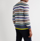 Missoni - Striped Crochet-Knit Cotton and Wool-Blend Sweater - Multi