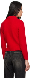 R13 Red Shrunken Sweater