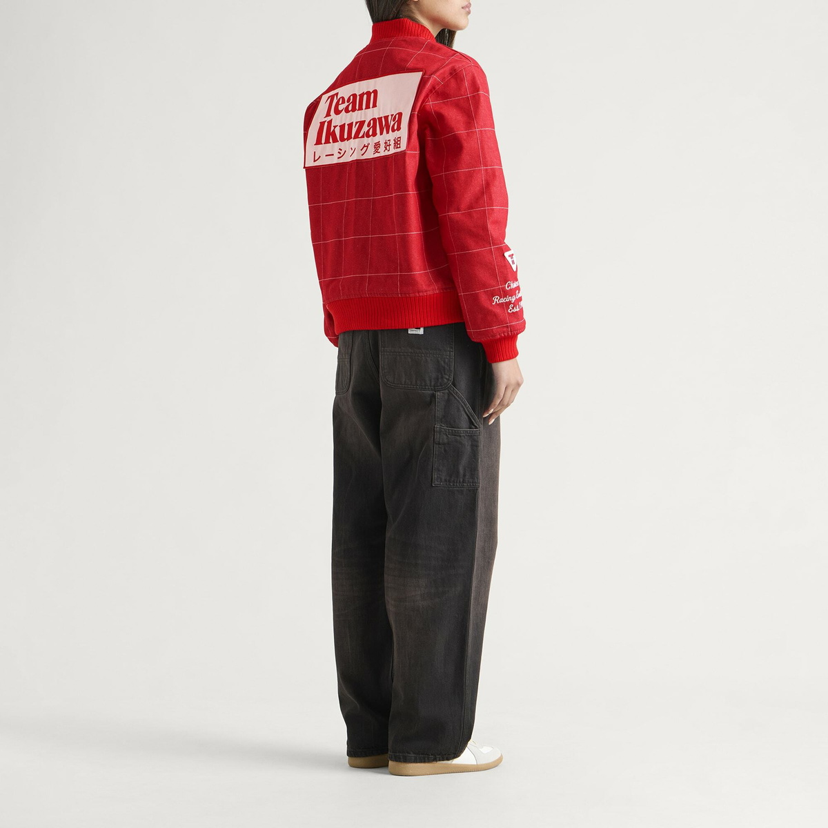 Team Ikuzawa Aikou-Gumi Denim Jacket in Red