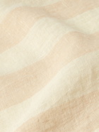 FRESCOBOL CARIOCA - Large Striped Linen Towel