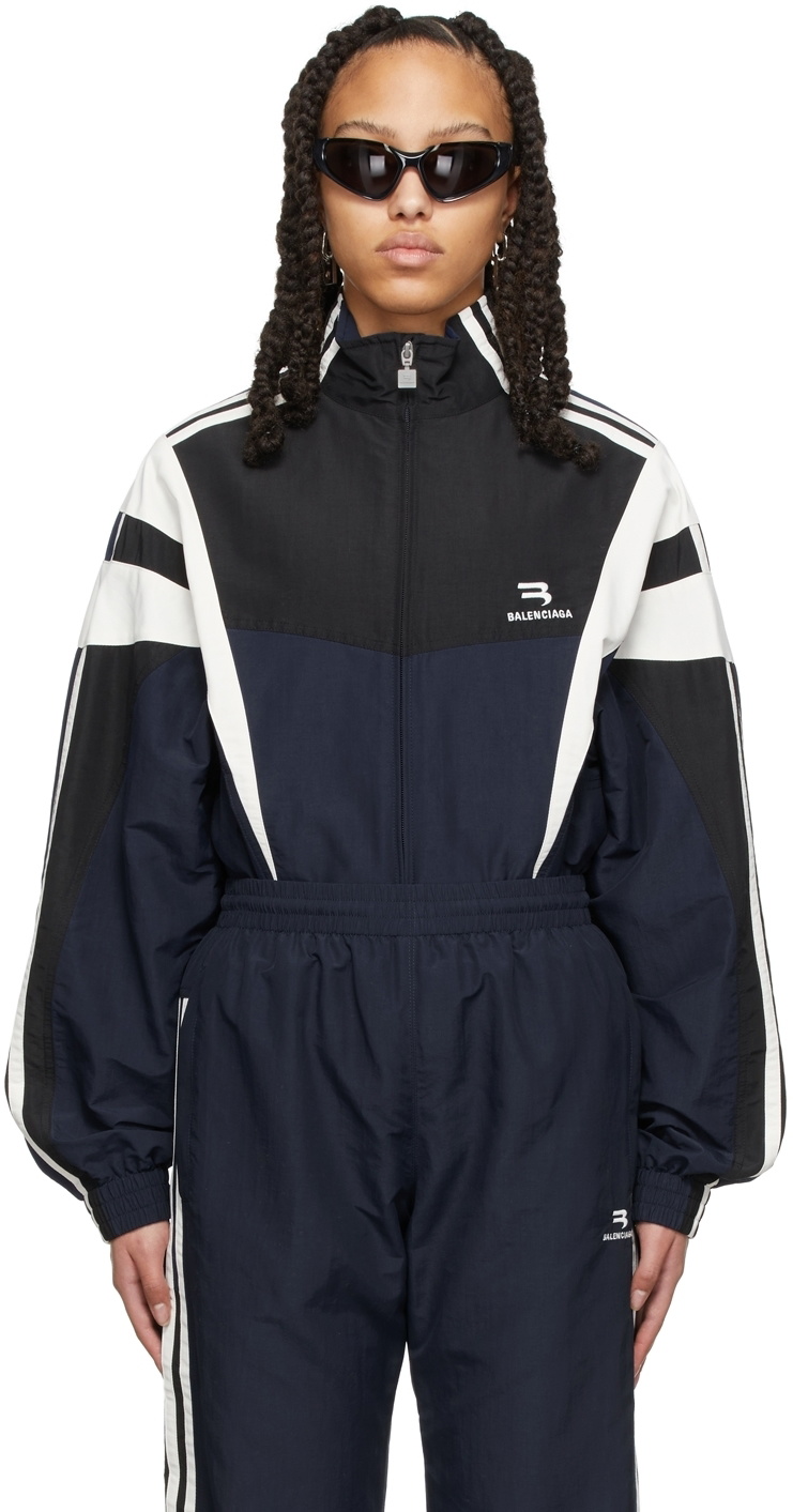 Balenciaga Navy & Black Tracksuit Jacket