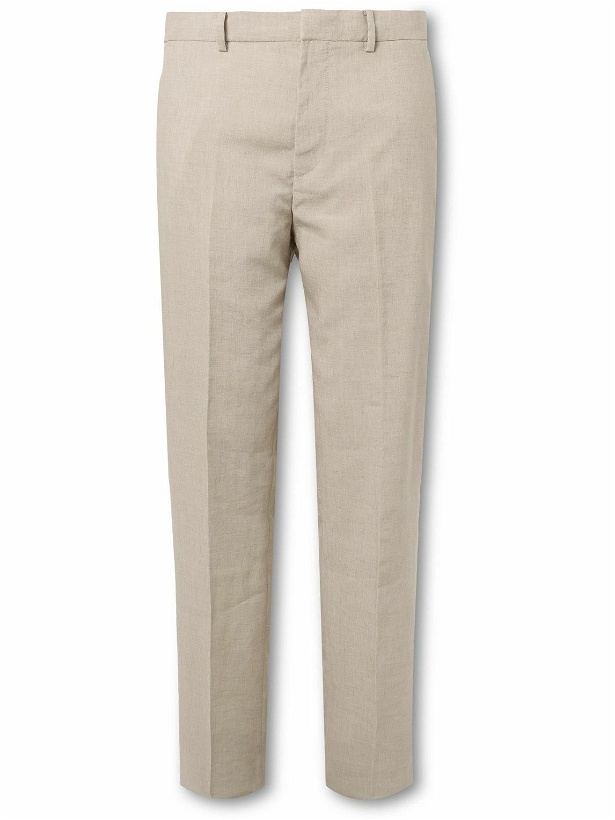Photo: Club Monaco - Straight-Leg Linen-Blend Suit Trousers - Neutrals