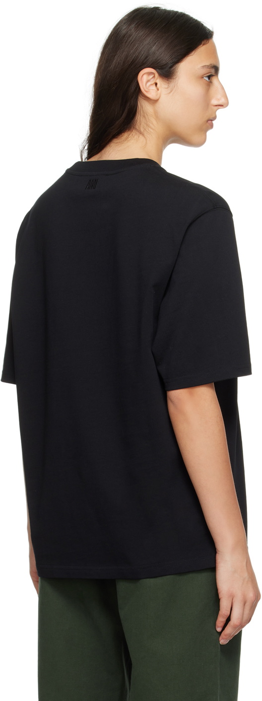 AMI Alexandre Mattiussi Black Ami de Cœur T-Shirt