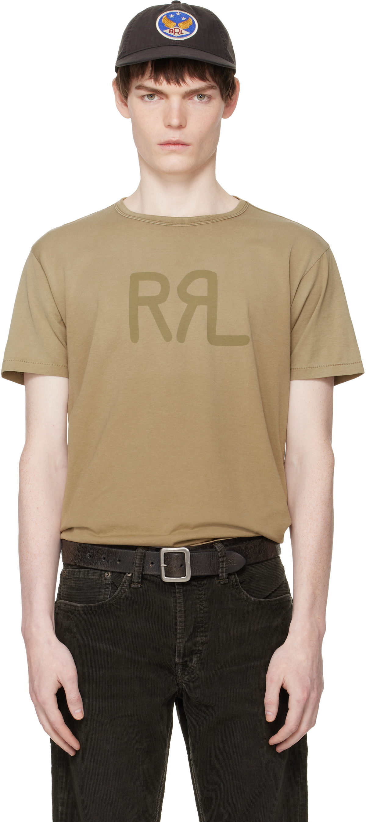 RRL Brown Ranch Logo T-shirt