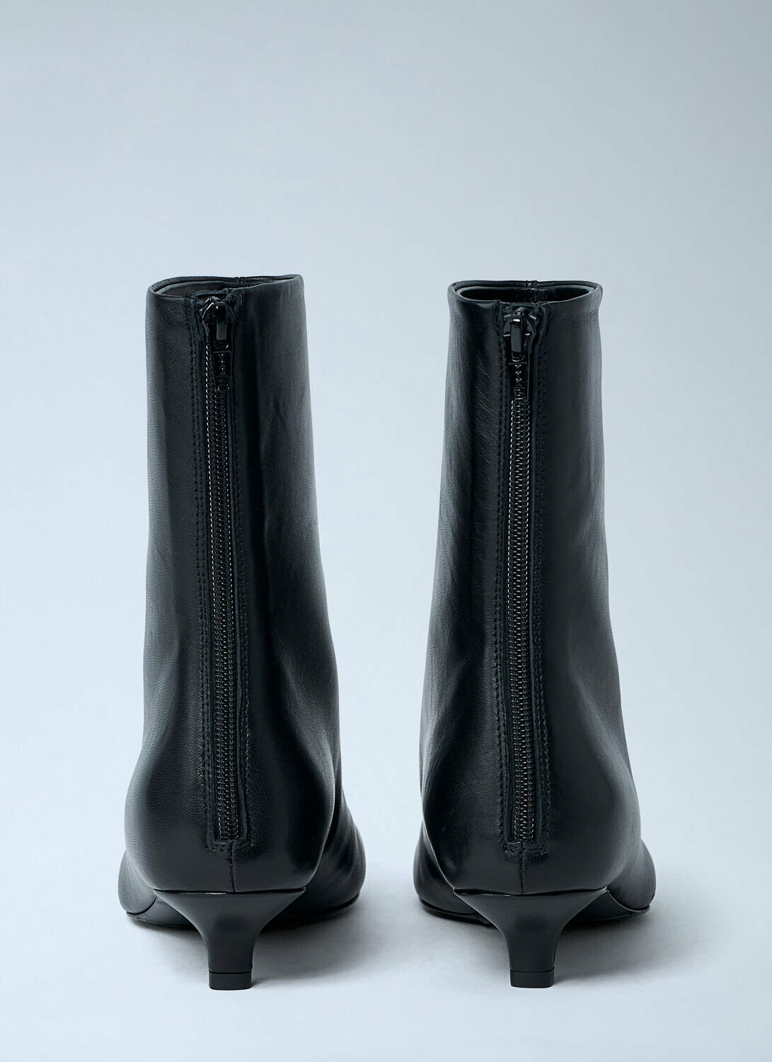 TOTEME Classic Day Leather Ankle Boots