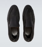 The Row Soft Two leather loafers