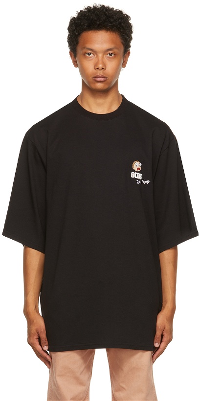 Photo: GCDS Black Rick & Morty Edition Oversized T-Shirt