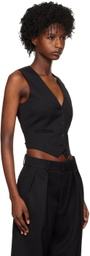 WARDROBE.NYC Black V-Neck Vest